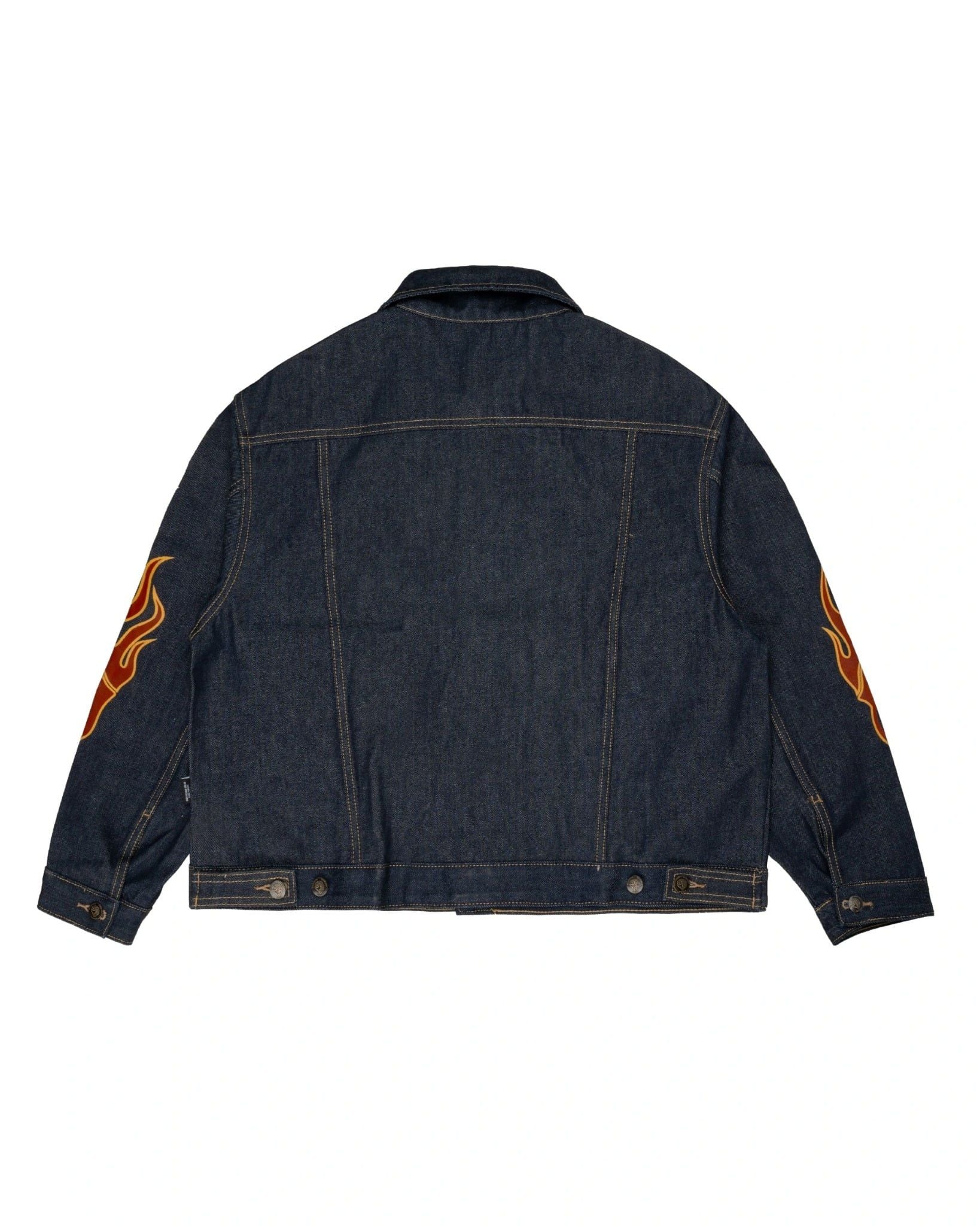  Áo Khoác Denim Boxy DCxRS Flame Raw 