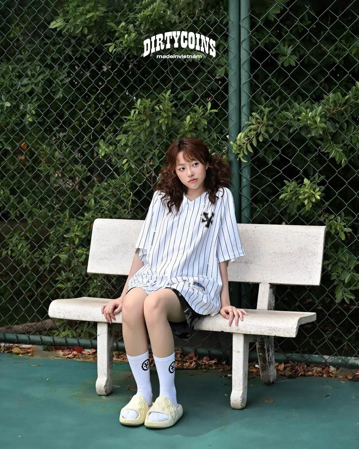  Áo Sơ Mi Baseball Black Striped 