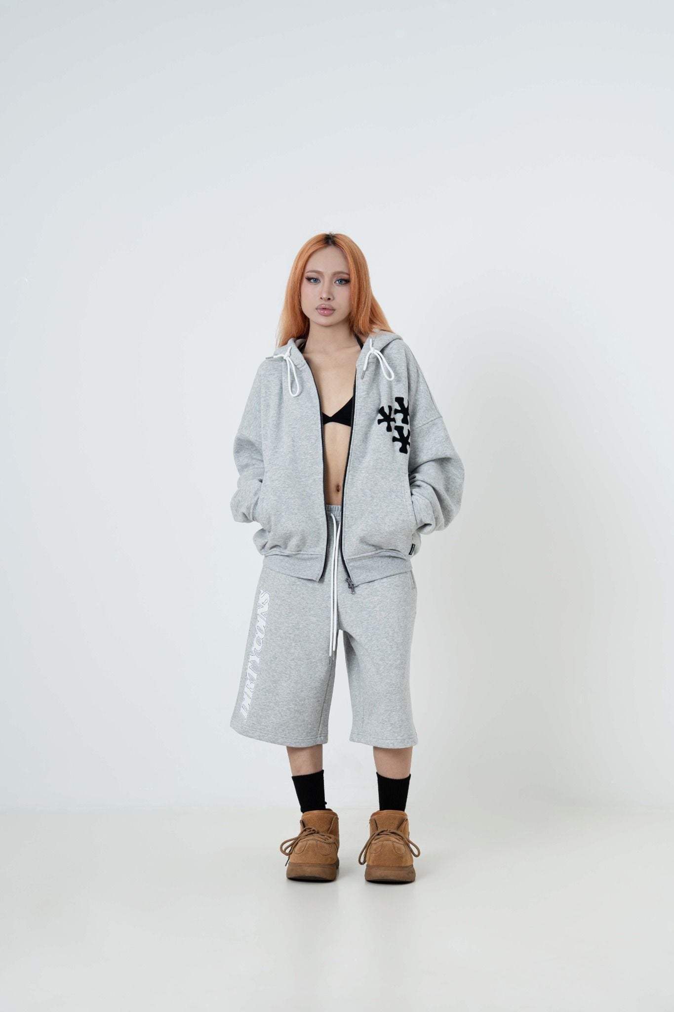  Áo khoác Hoodie "Y" Patches Relaxed 