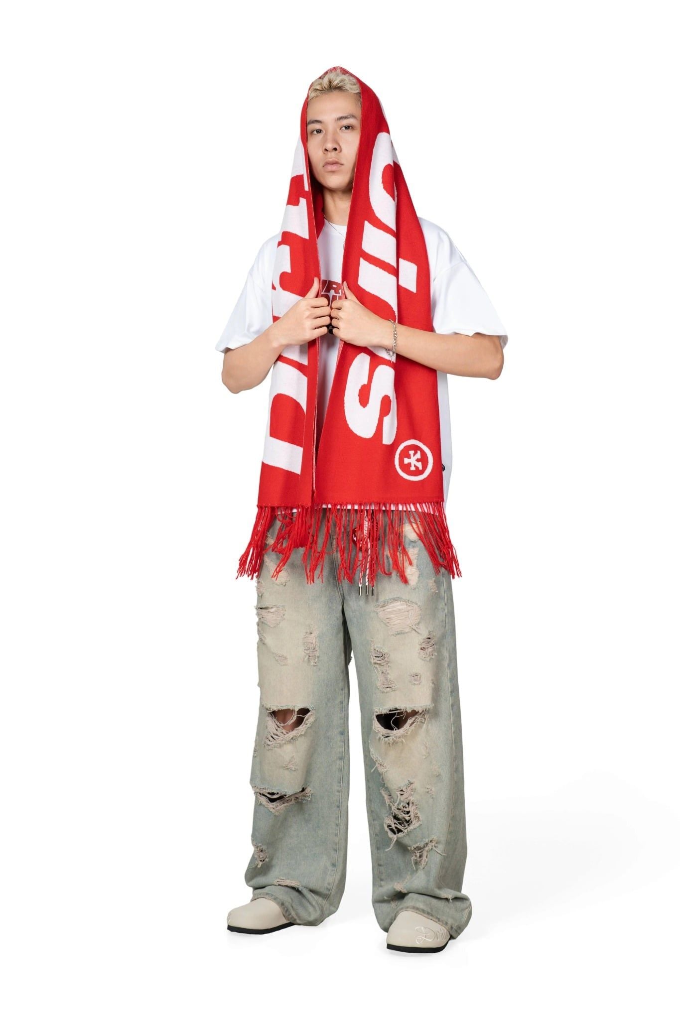  Khăn Choàng Wool Knit DirtyCoins Logo 