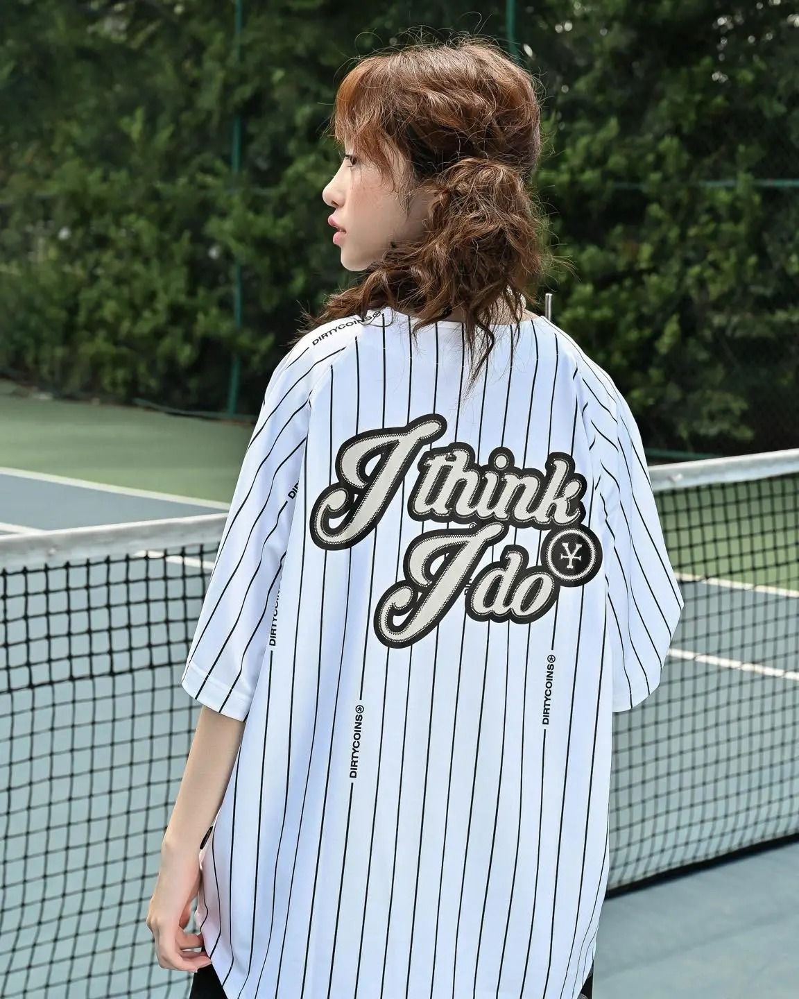  Áo Sơ Mi Baseball Black Striped 