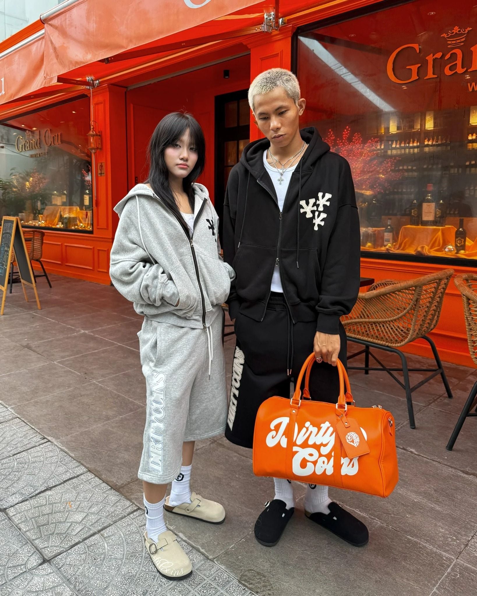  Áo khoác Hoodie "Y" Patches Relaxed 