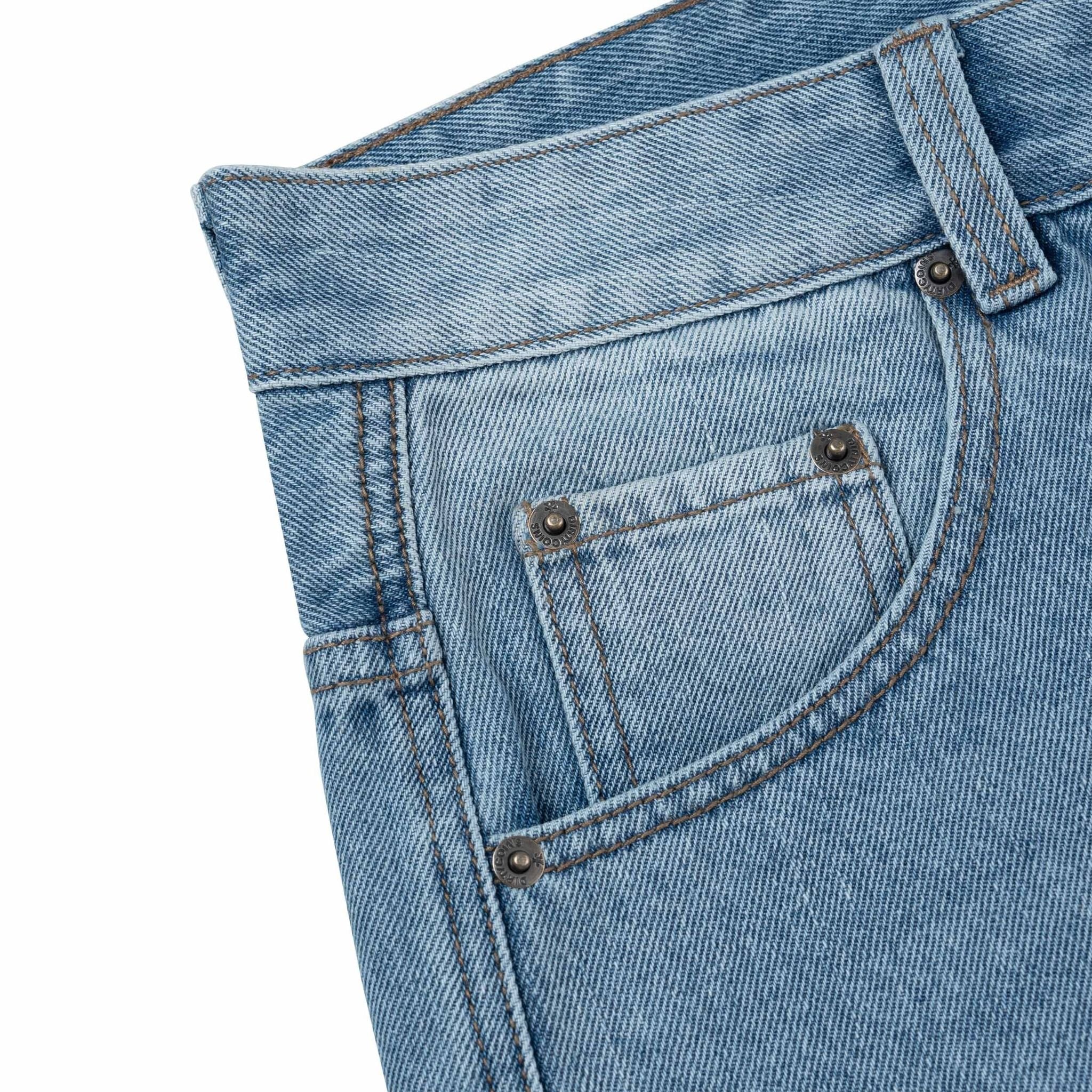  Quần Ngắn Denim Baggy Embroidery Logo 