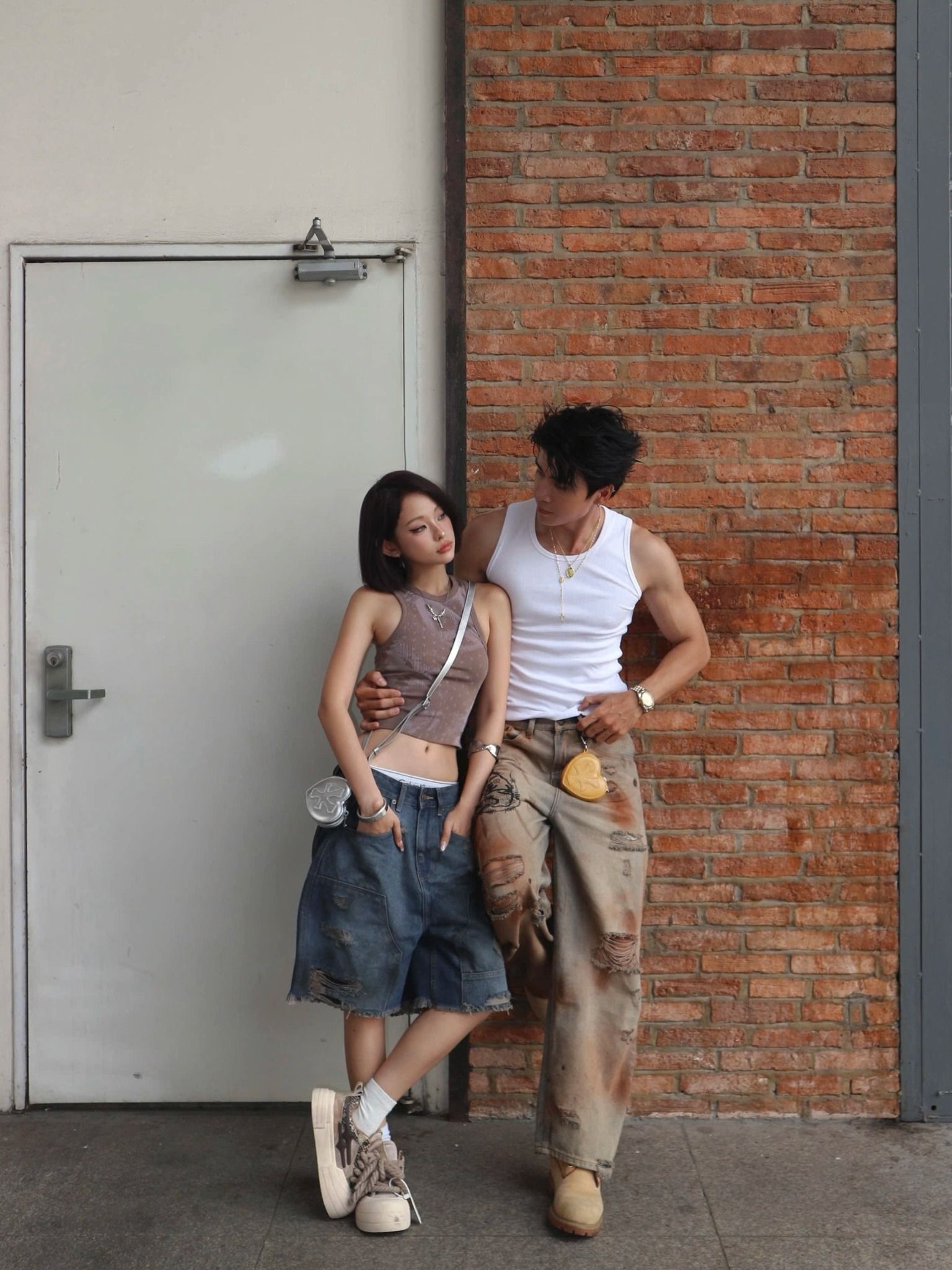  Quần dài Denim Pants Stain Distress 