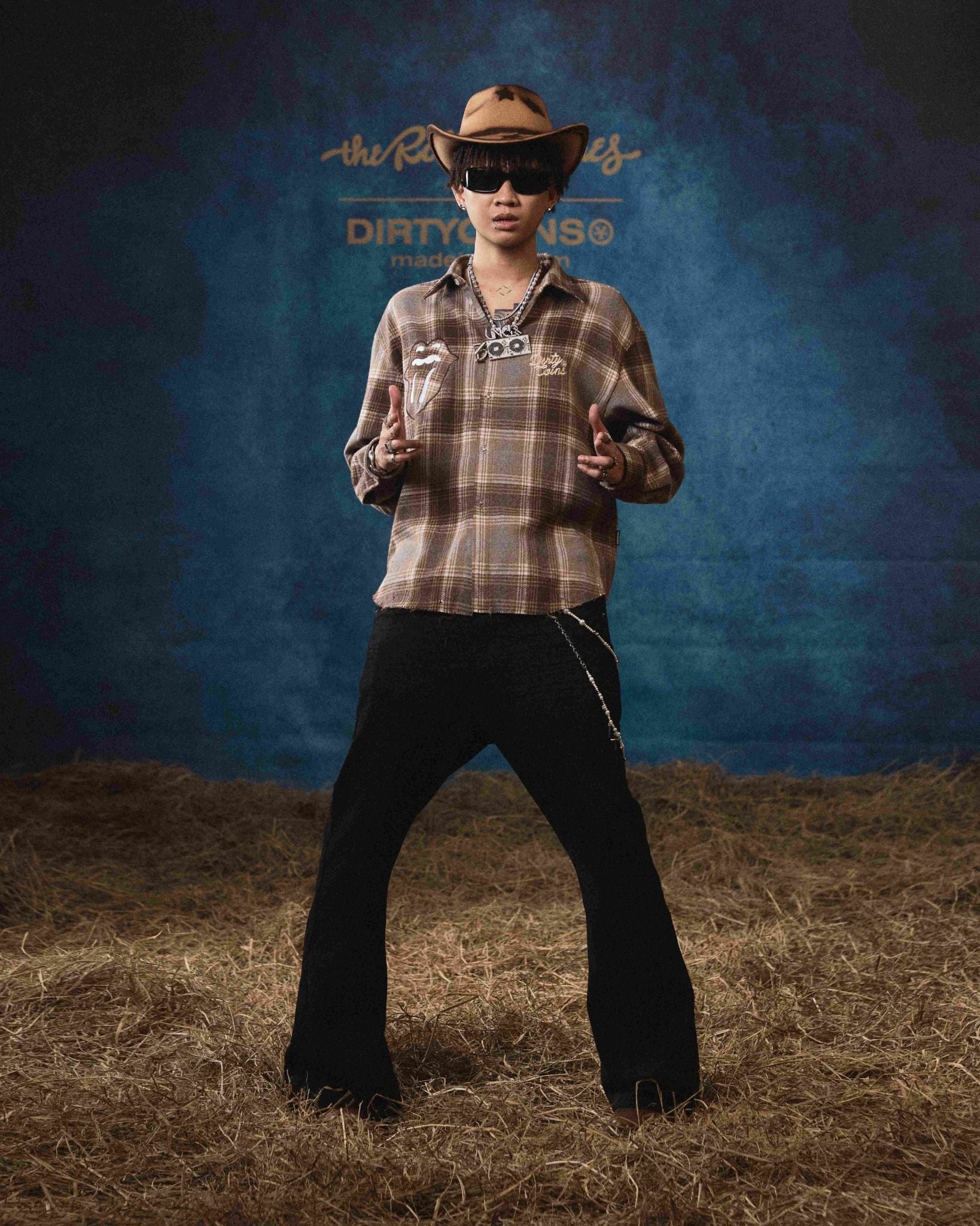  Áo khoác Flannel DCxRS Western Rivet 