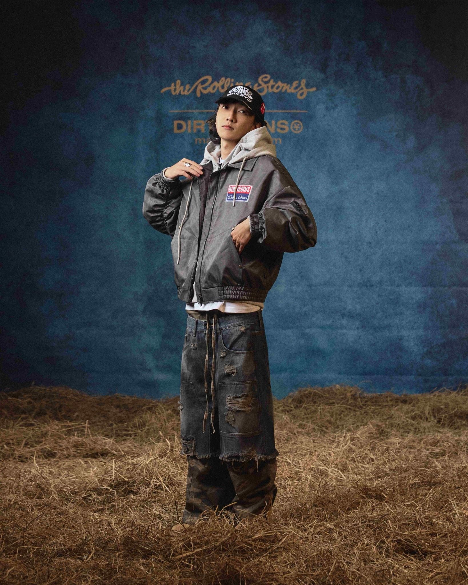  Áo khoác Bomber Hooded DCxRS Patch 