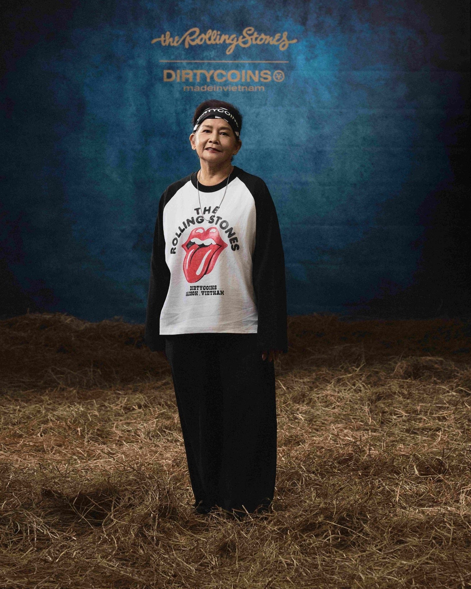  Áo Thun Tay Dài Raglan DCxRS Faded Print 