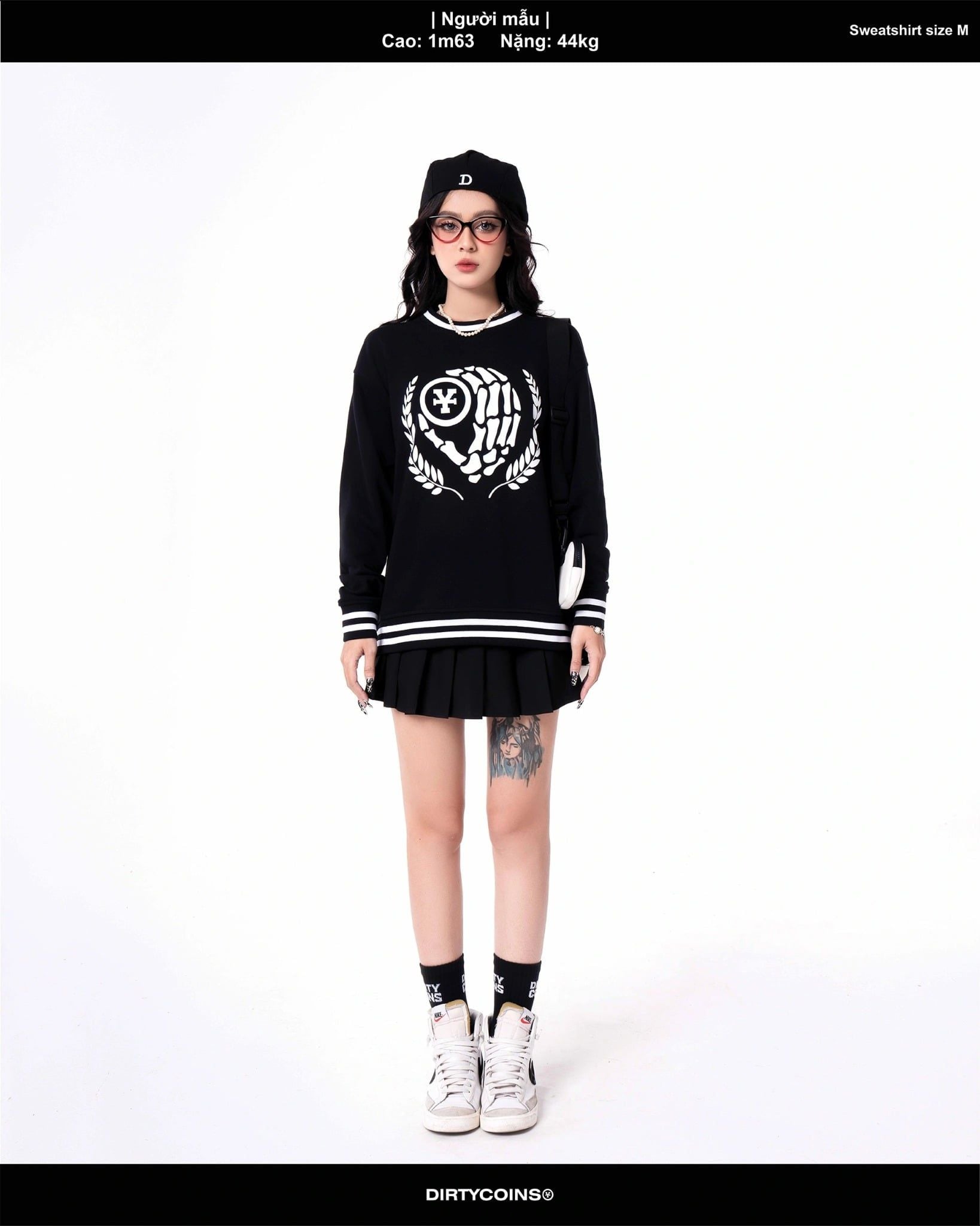  Áo dài tay Wreath Leaf Sweatshirt 