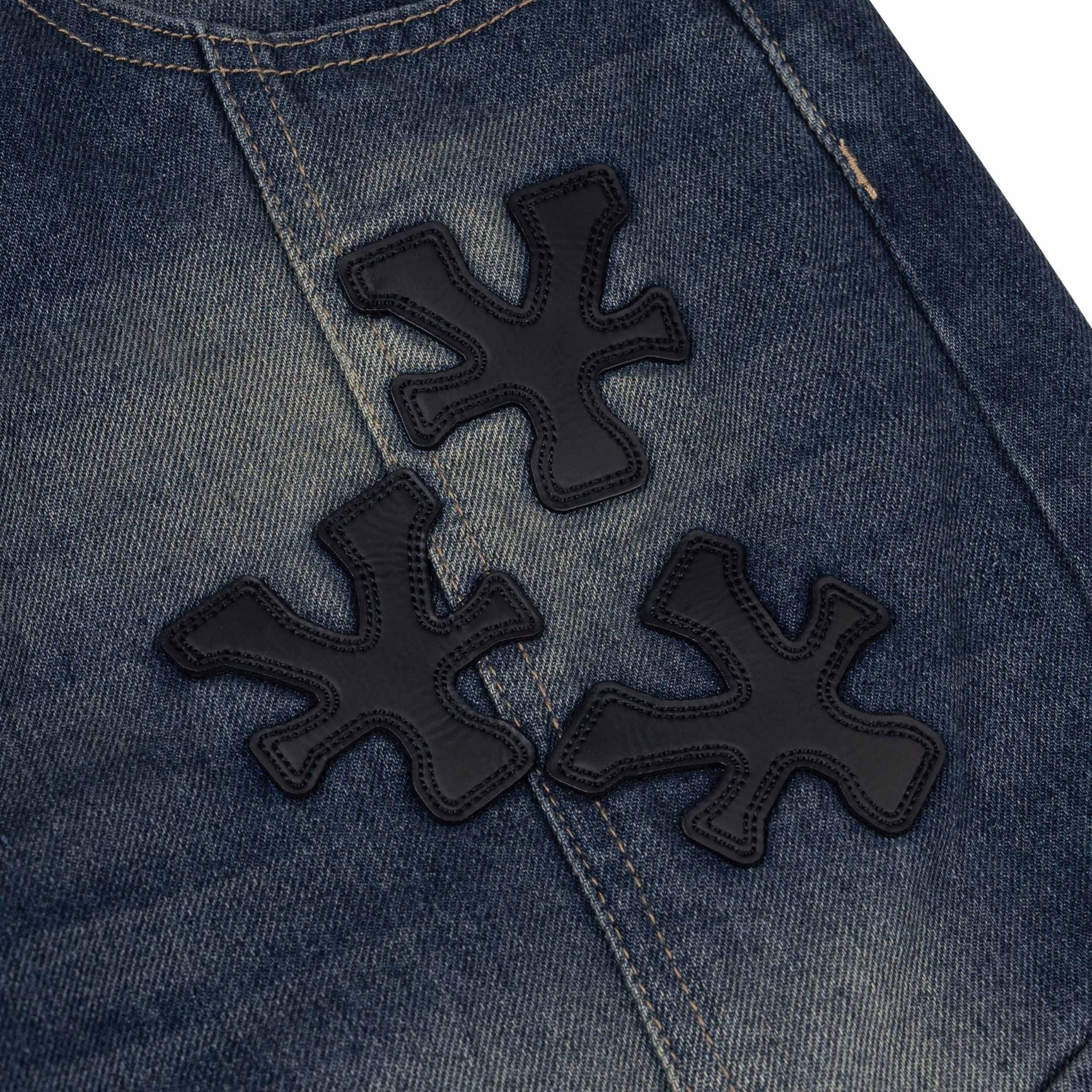  Quần dài Denim Cargo Pants Splicing 