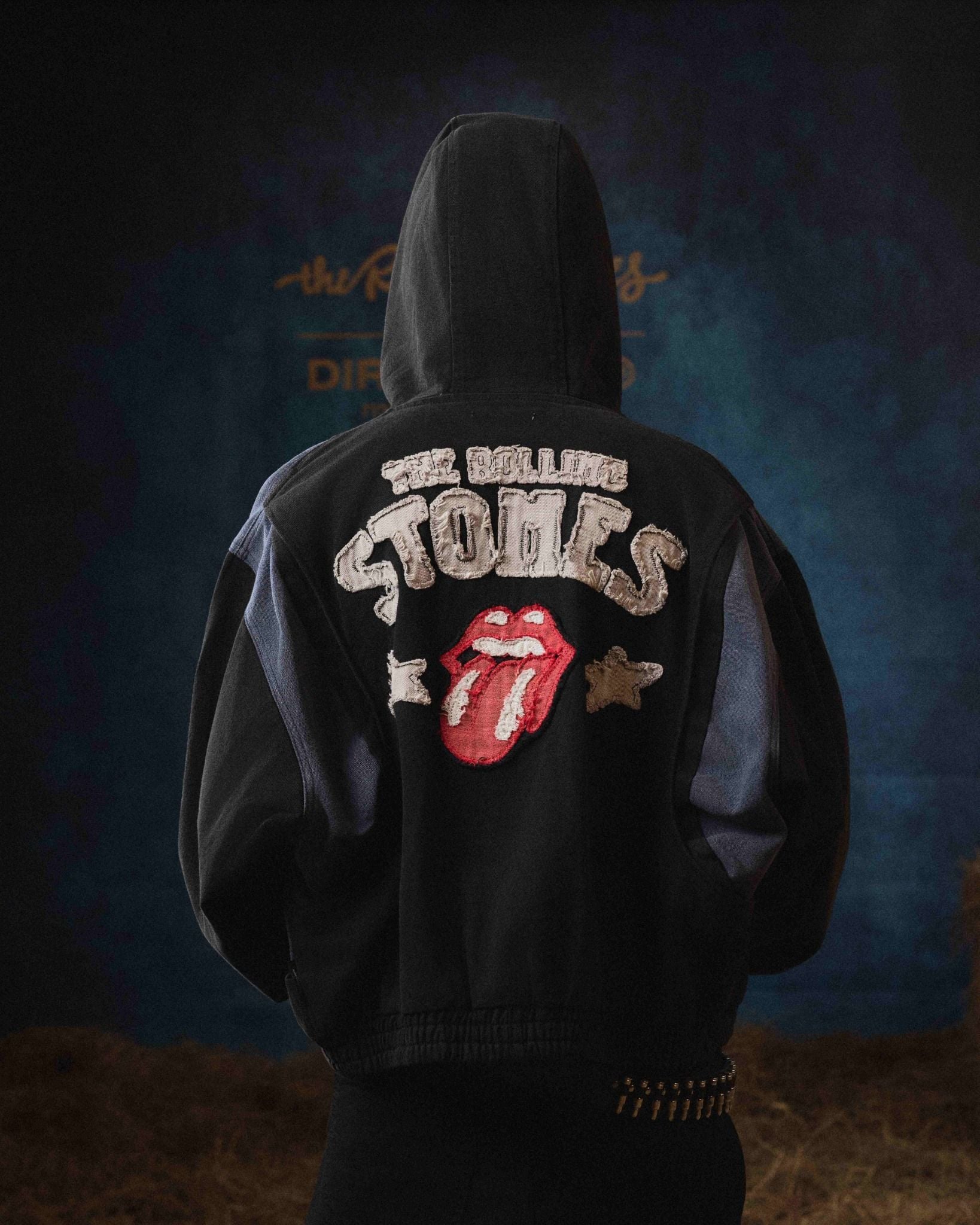  Áo khoác Hooded Denim DCxRS Patch 