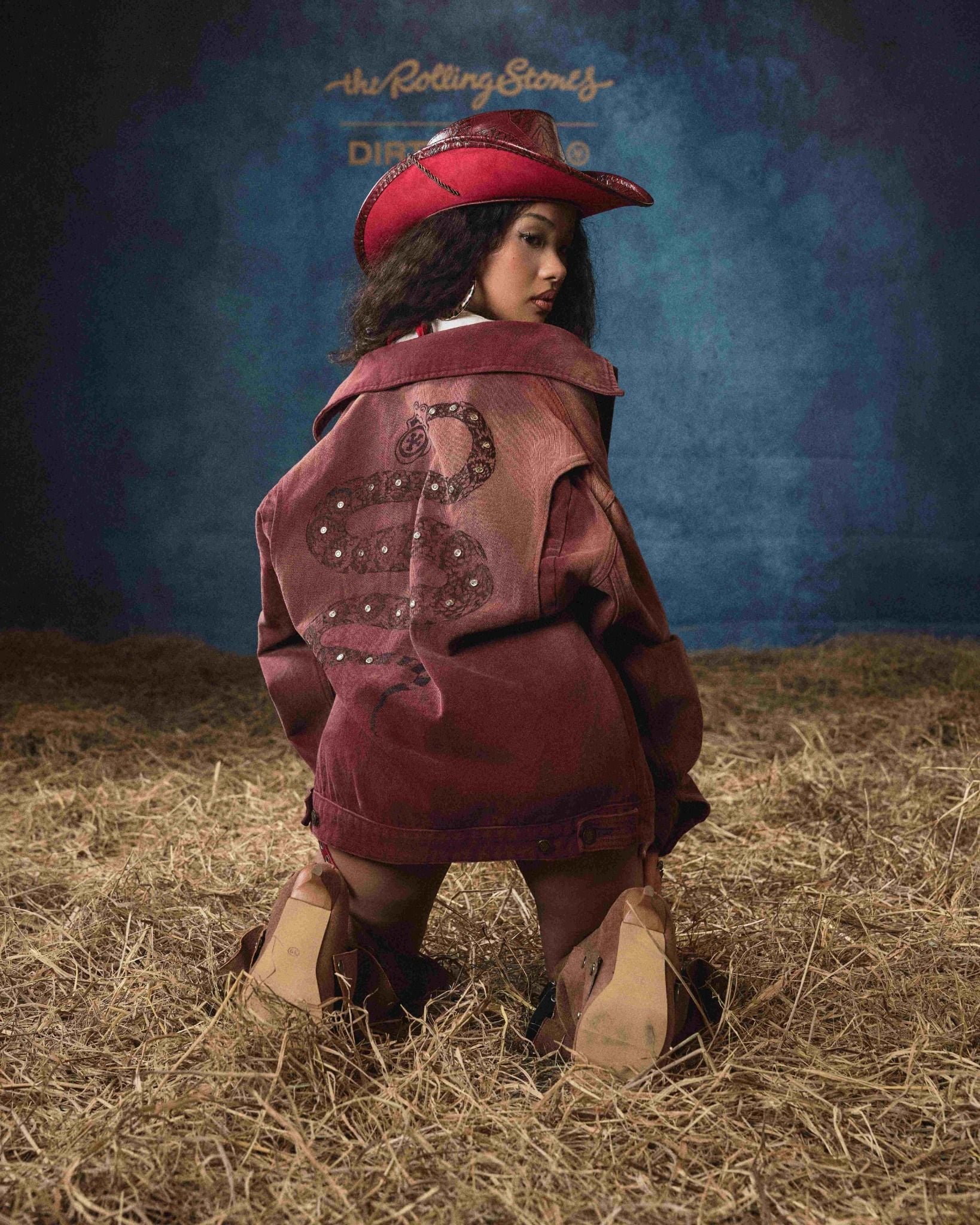  Áo khoác Denim DCxRS Western Rivet Snake 