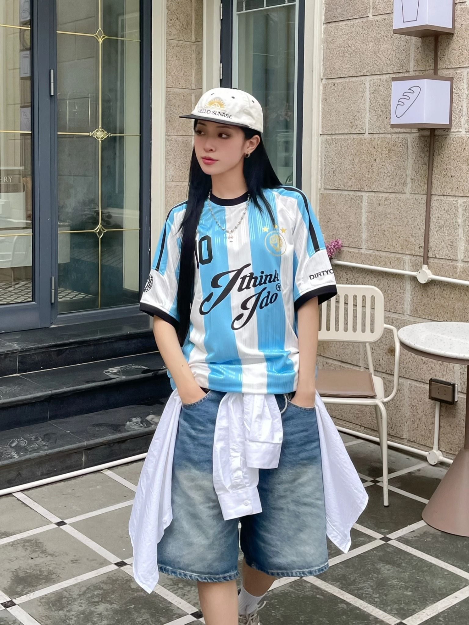  Áo thun Soccer Jersey Striped 