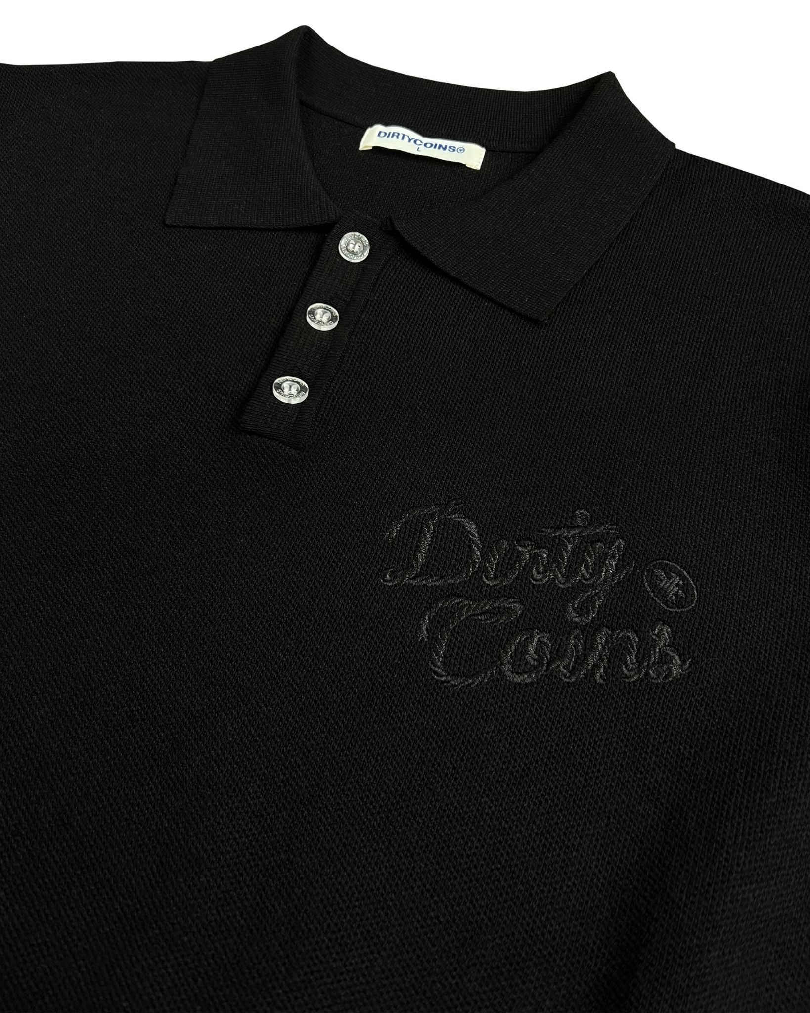  Áo Thun Knit Polo Rope Embroidery 