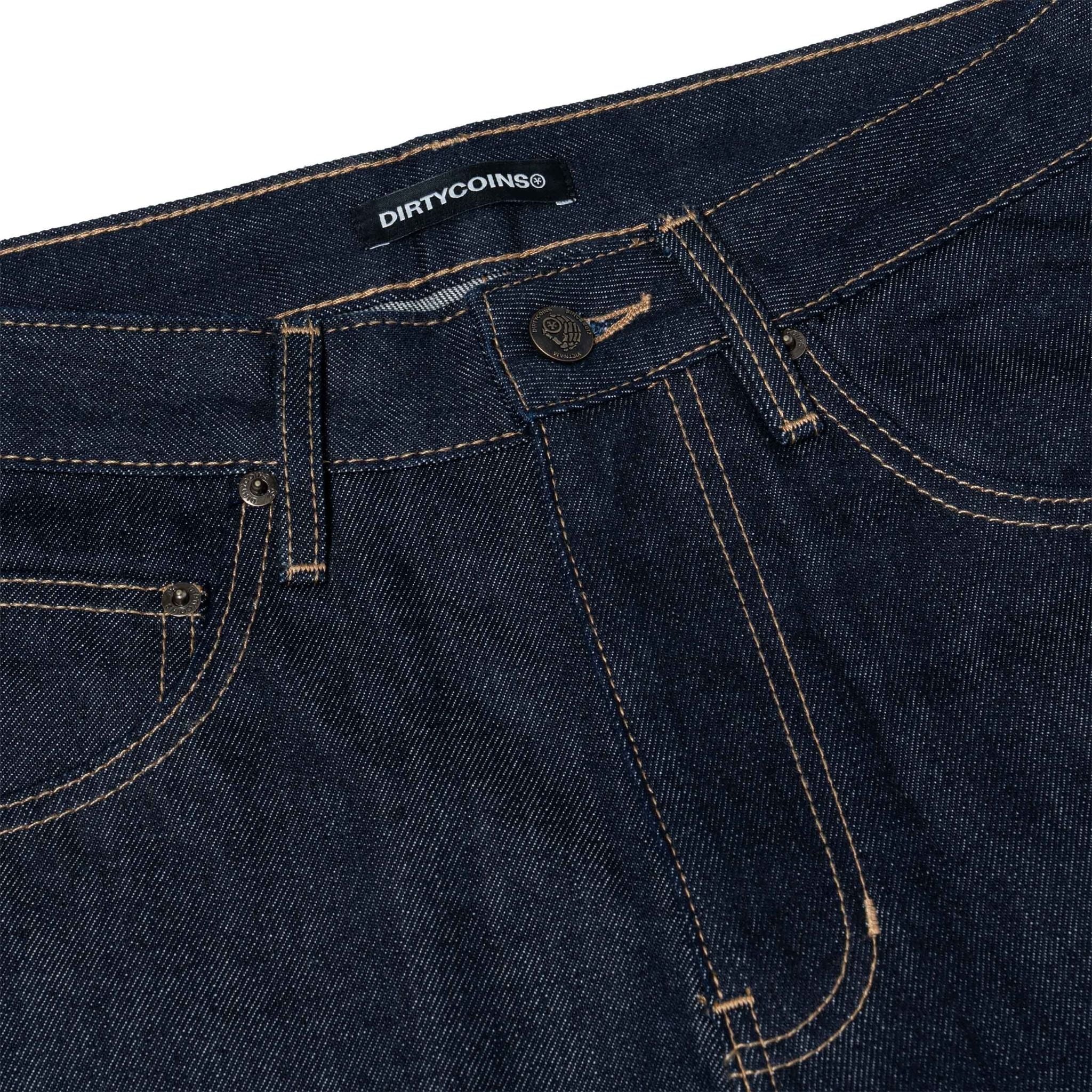  Quần Dài DCxRS Logo Embroidery Raw Denim 