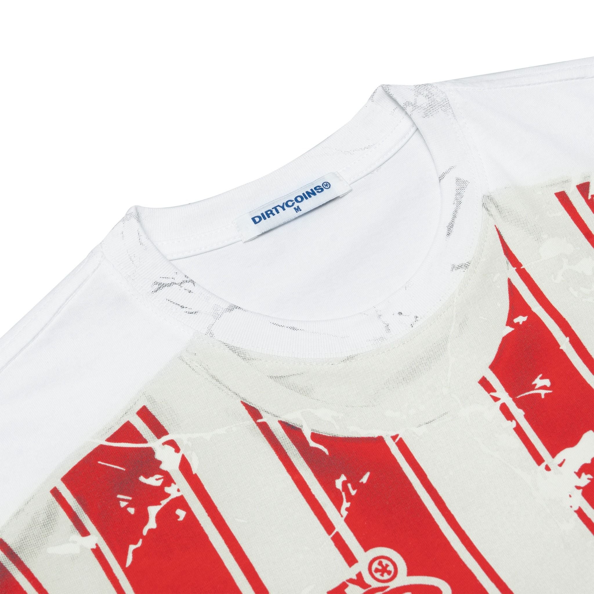  Áo Thun DirtyCoins Stripe Tee Trompe Loeil Print 