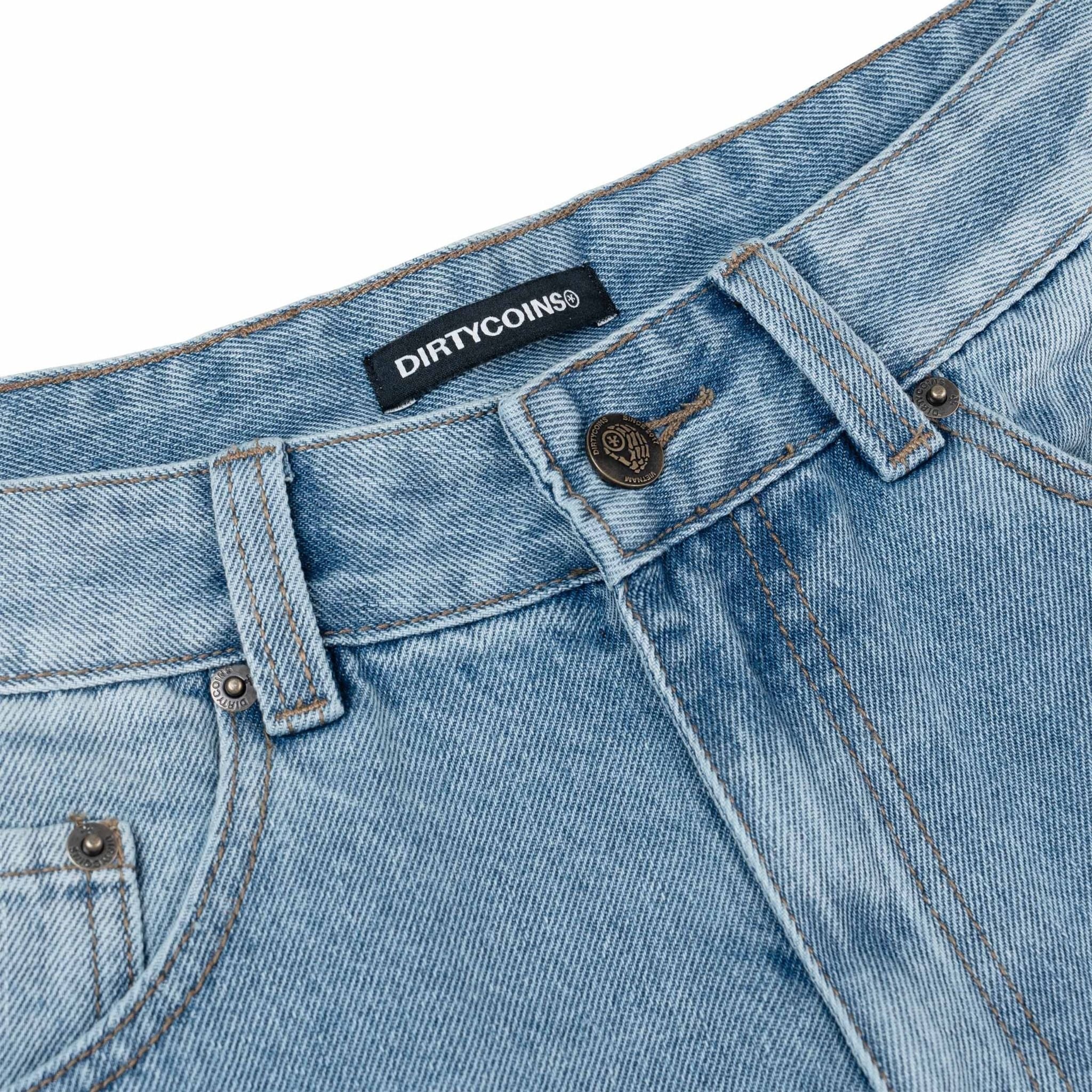  Quần Ngắn Denim Baggy Embroidery Logo 