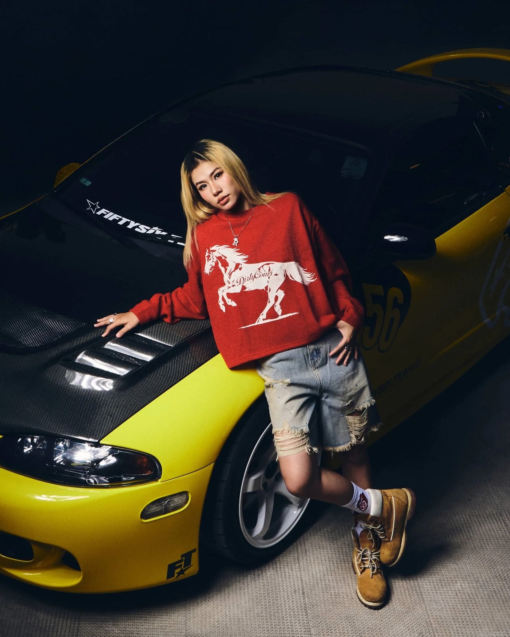  Áo Sweater DirtyCoins Horse Power Knit 