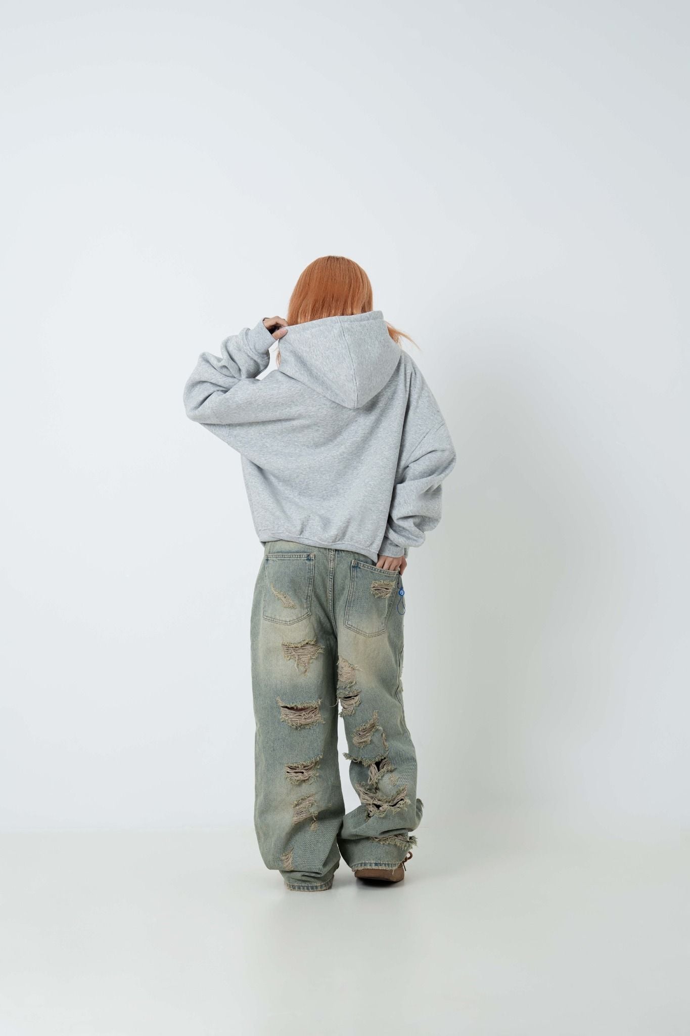  Quần dài Denim Pants Baggy Destroy 