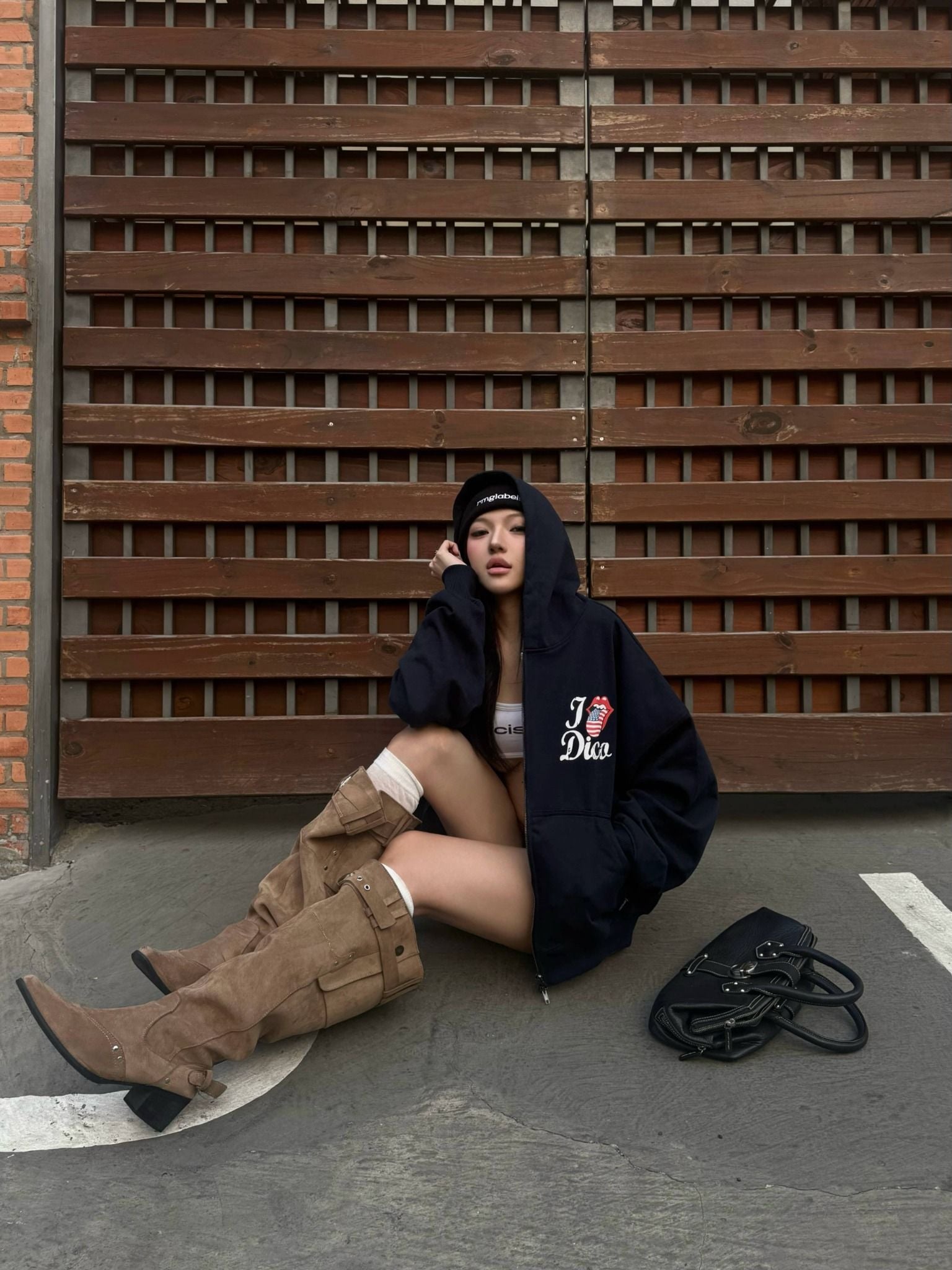  Áo khoác Hoodie Zip Up DCxRS US Tongue 