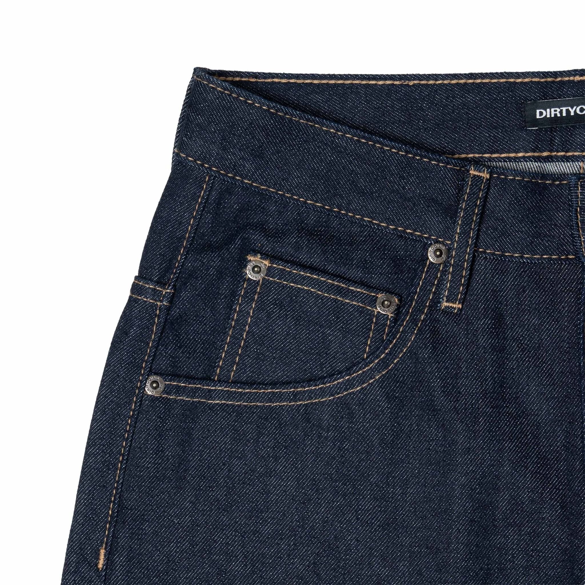  Quần Dài DCxRS Logo Embroidery Raw Denim 