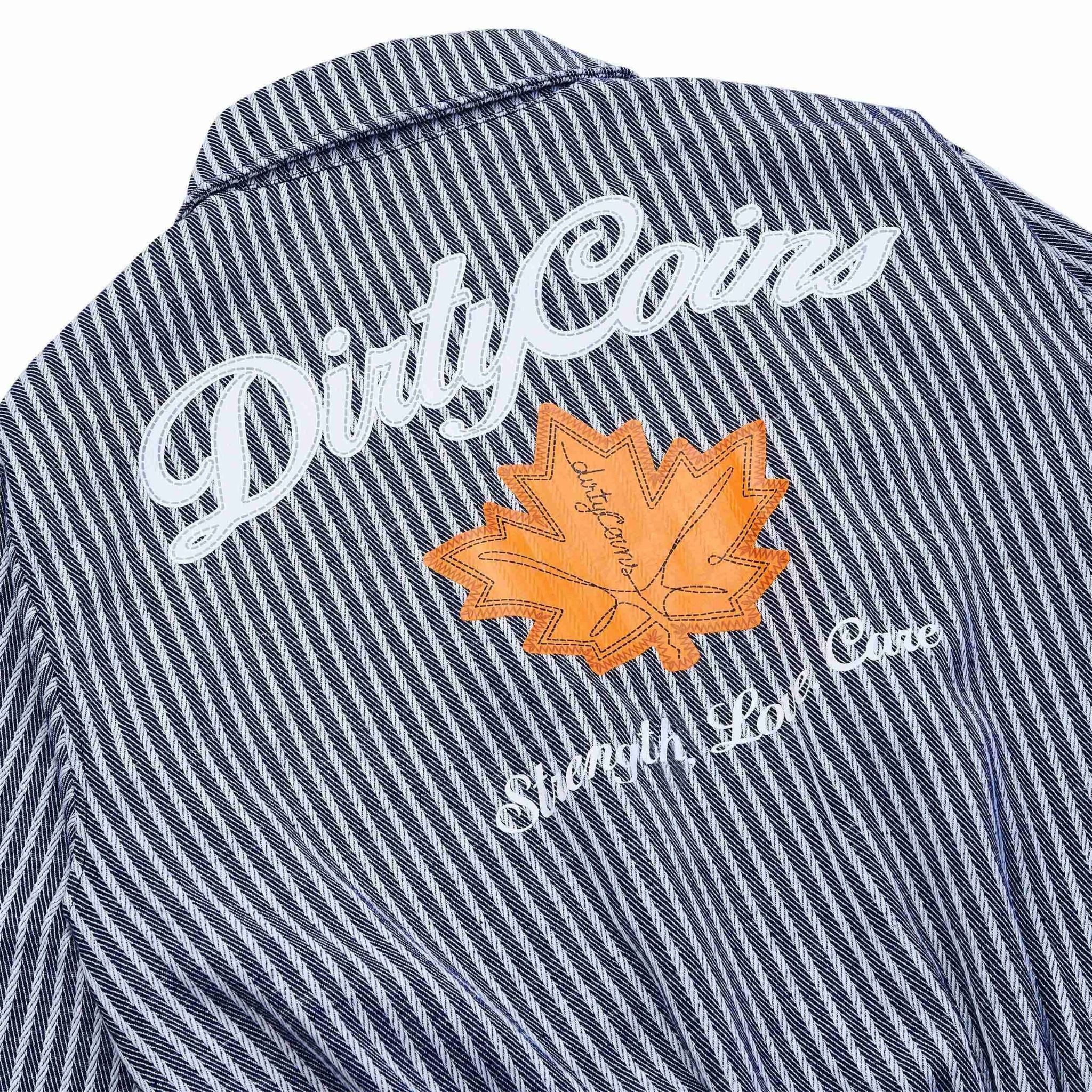  Áo khoác Bomber Striped Maple Leaf 