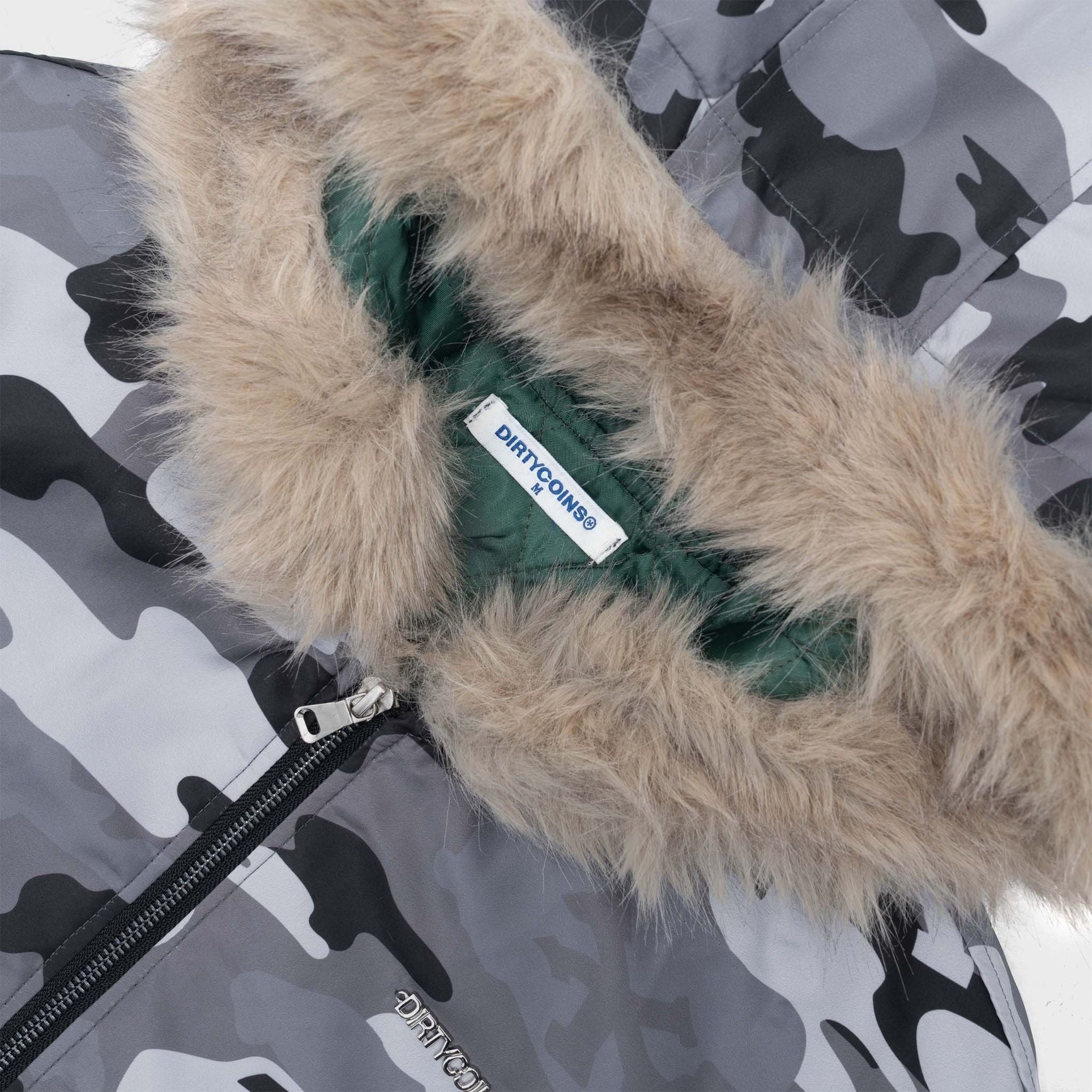  Áo khoác Bomber DCxRS Camo Fur Hooded 