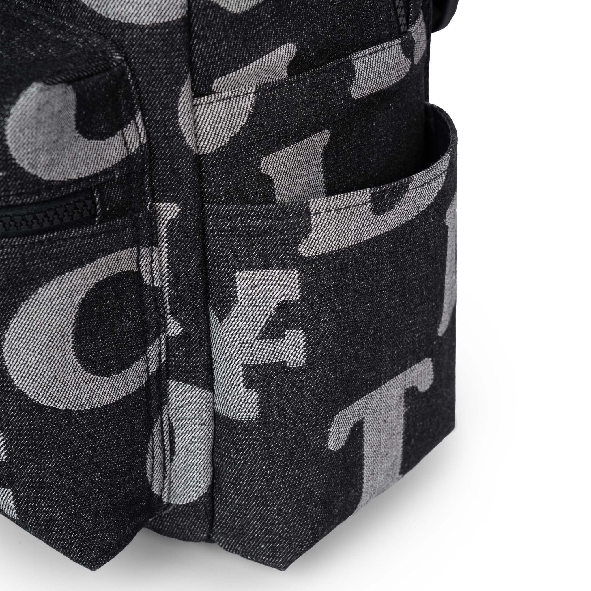  Ba Lô Letters Monogram Denim Backpack 