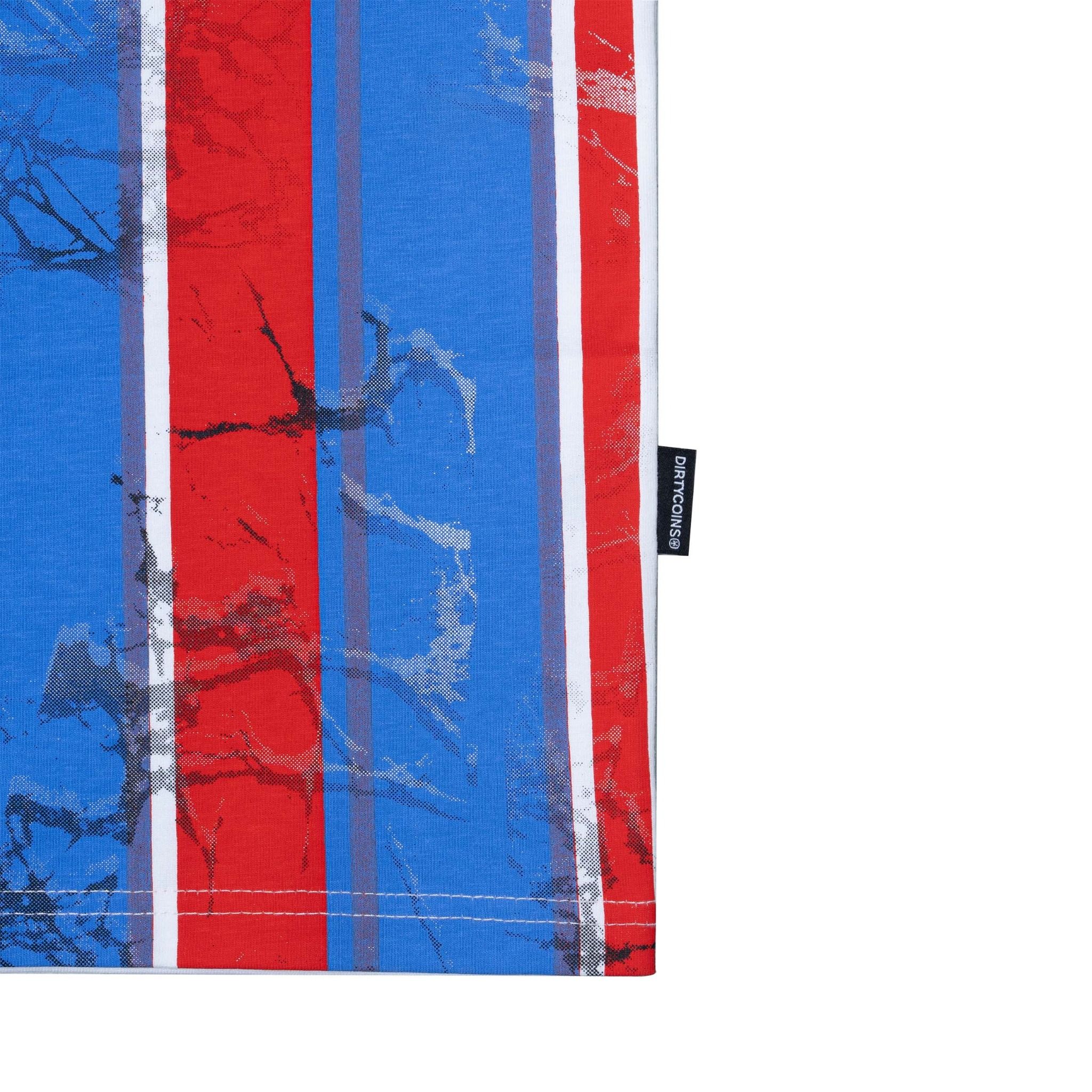  Áo Thun DirtyCoins Striped Destroy All Print 