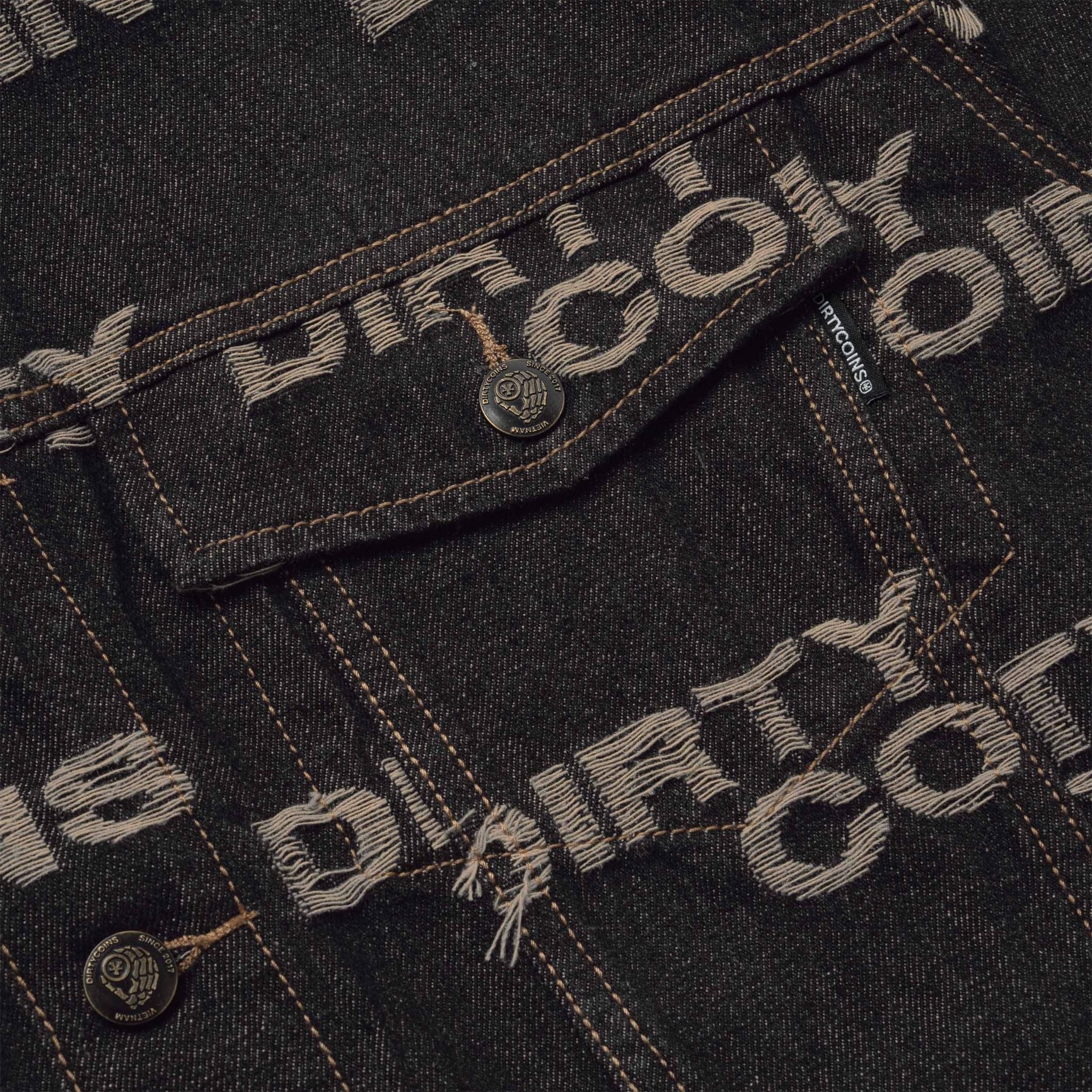  Áo khoác Denim Jacket Frayed Logo 