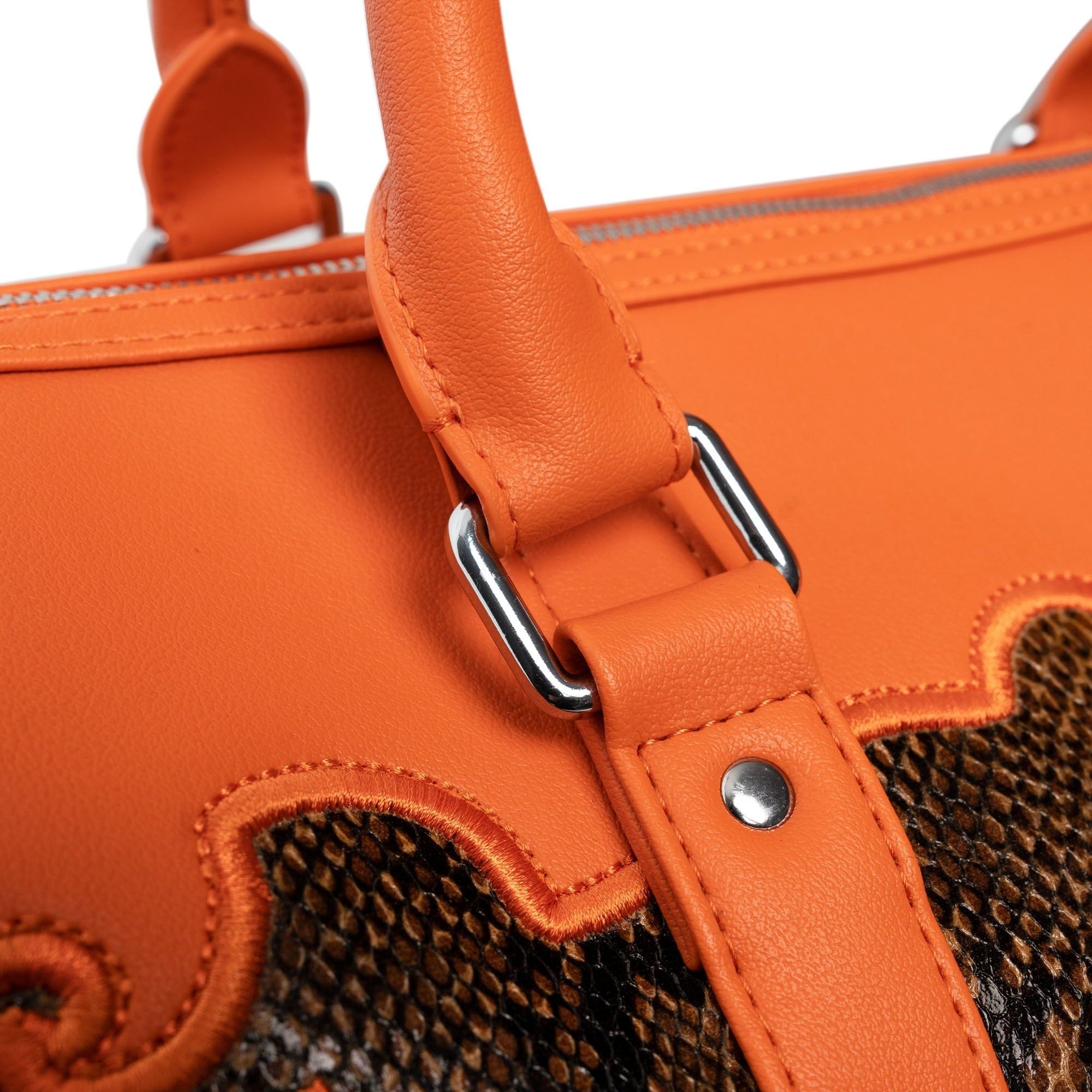  Túi Bowler DCxRS Snake Leather 