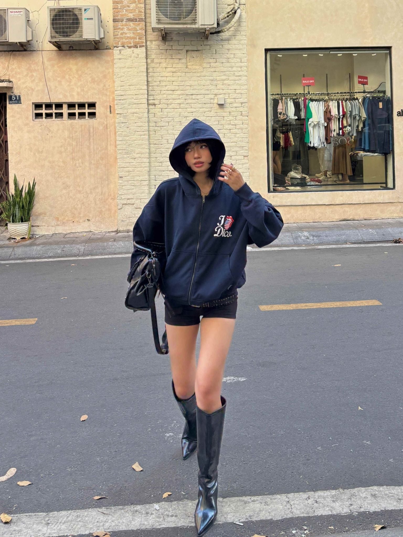 Áo khoác Hoodie Zip Up DCxRS US Tongue 