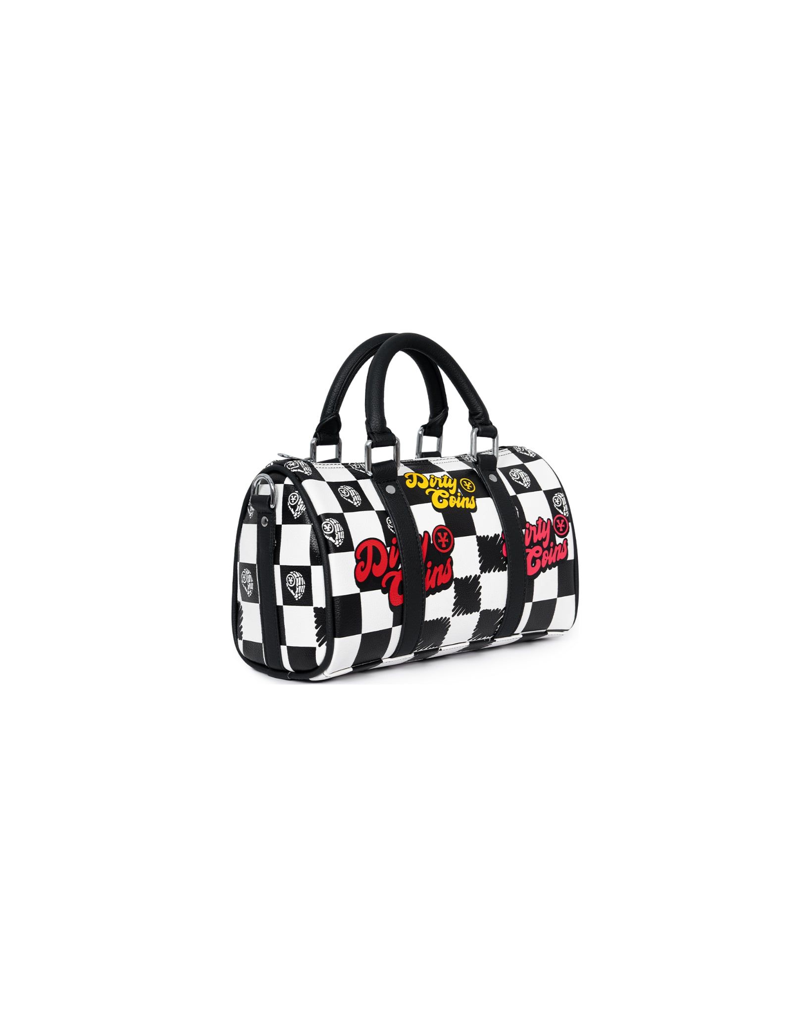  Túi xách Checkerboard Print Mini Bowler Bag 