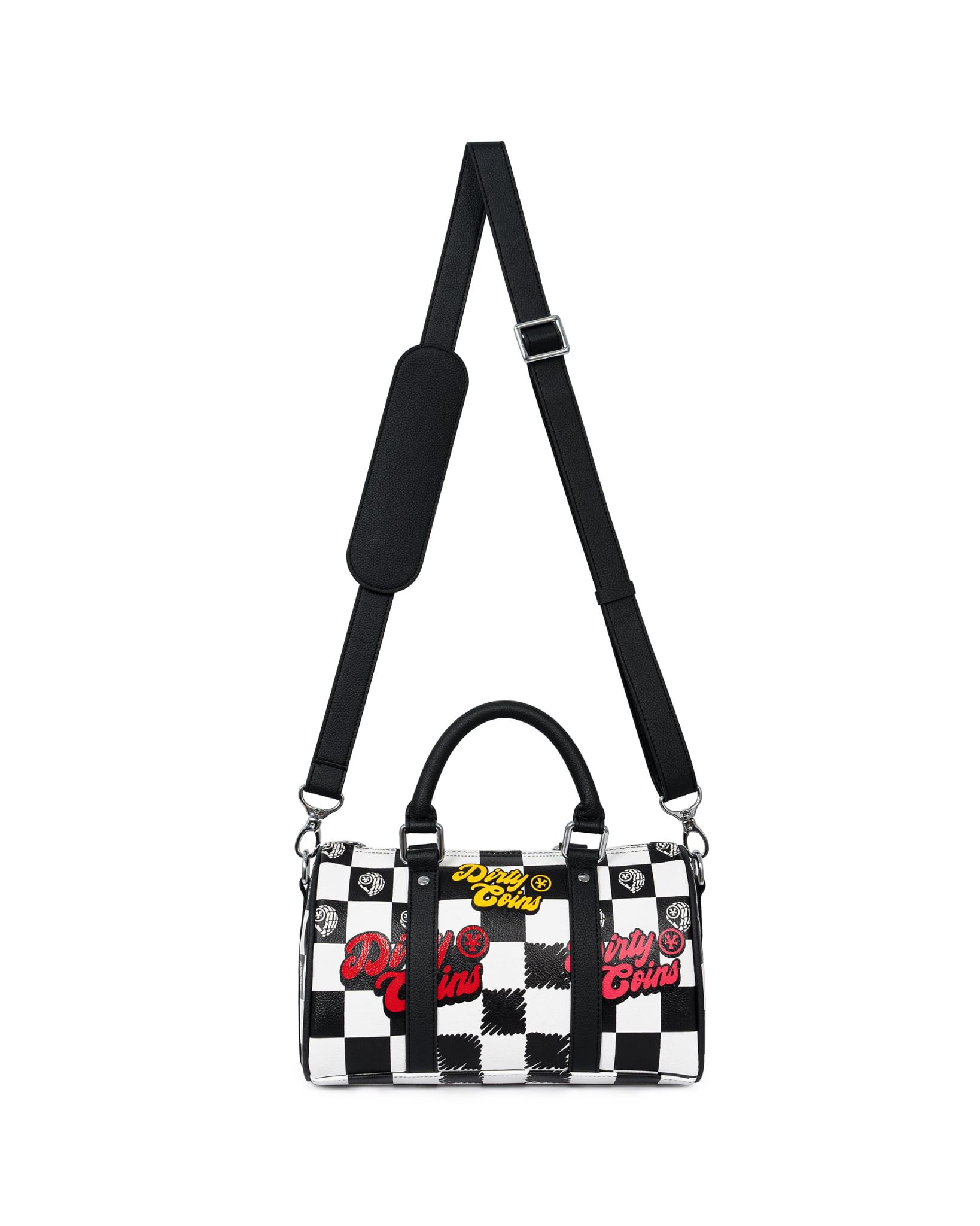 Túi xách Checkerboard Print Mini Bowler Bag 
