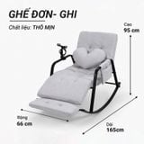  Ghế Bập Bênh 5 cấp độ điều chỉnh Minh Phát - GHẾ ĐƠN 