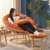  GHẾ PAPASAN ĐƯỜNG KÍNH 1M khung thép giả mây, ghế thư giãn 
