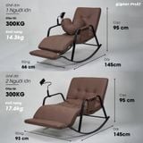  Ghế bập bênh điều chỉnh 5 cấp độ Minh Phát 