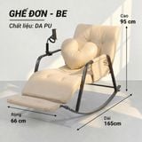  Ghế Bập Bênh 5 cấp độ điều chỉnh Minh Phát - GHẾ ĐƠN 