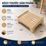  Gác Kê Chân Văn Phòng Massage Con Lăn Minh Phát Furniture - Giảm Mỏi, Ngồi Chuẩn Tư Thế 