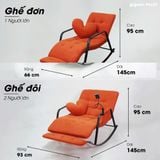  Ghế bập bênh điều chỉnh 5 cấp độ Minh Phát - GHẾ ĐÔI 