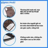  Ghế bập bênh Minh Phát khung thép đan mây nhân tạo, 