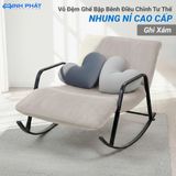  Ga Bọc Đệm Ghế Bập Bênh Nâng Hạ Điều Chỉnh Tư Thế Vải Nhung Cao Cấp Sang Trọng Ấm Áp Dễ Vệ Sinh Tiện Dụng 