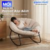  Papasan bập bênh Minh Phát 2026 lắp ráp tiện lợi khung thép mạ kẽm sơn tĩnh điện, đệm vải kaki bông bi, ghế decor, ghế thư giãn, ghế bập bênh 