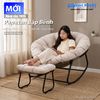  Papasan bập bênh Minh Phát 2026 lắp ráp tiện lợi khung thép mạ kẽm sơn tĩnh điện, đệm vải kaki bông bi, ghế decor, ghế thư giãn, ghế bập bênh 