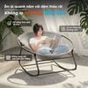  Papasan bập bênh Minh Phát 2026 lắp ráp tiện lợi khung thép mạ kẽm sơn tĩnh điện, đệm vải kaki bông bi, ghế decor, ghế thư giãn, ghế bập bênh 