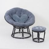  GHẾ PAPASAN ĐƯỜNG KÍNH 1M khung thép giả mây, ghế thư giãn 