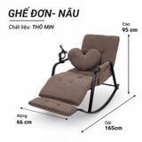  Ghế Bập Bênh 5 cấp độ điều chỉnh Minh Phát - GHẾ ĐƠN 