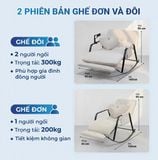  Ghế Bập Bênh 5 cấp độ điều chỉnh Minh Phát - GHẾ ĐƠN 