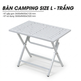  Bàn Camping Gấp Gọn Mặt Thép Sơn Tĩnh Điện Chống Gỉ, Chịu Lực Tốt - Minh Phát 