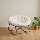  Papasan bập bênh Minh Phát 2026 lắp ráp tiện lợi khung thép mạ kẽm sơn tĩnh điện, đệm vải kaki bông bi, ghế decor, ghế thư giãn, ghế bập bênh 