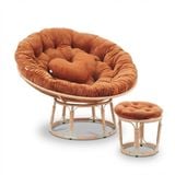  Ghế PAPASAN ĐƯỜNG KÍNH 1M2 khung thép giả mây 